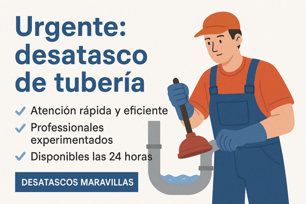 Servicio urgente para quitar atascos en tuberías: solución rápida y eficaz 1 servicio urgente para quitar atascos en tuberías