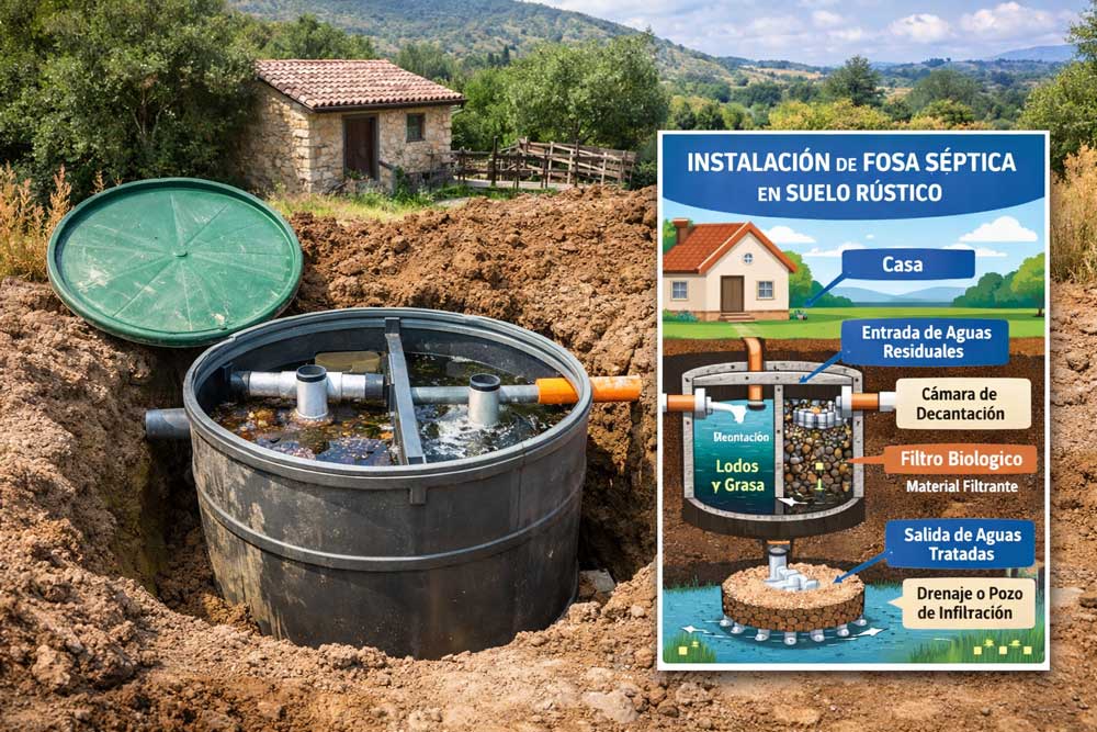 Fosa séptica en terreno rústico en Benidorm: normativa y requisitos para instalarla correctamente 1 instalar fosa septica en benidorm