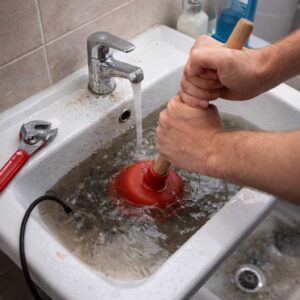 desatascar tuberia baño