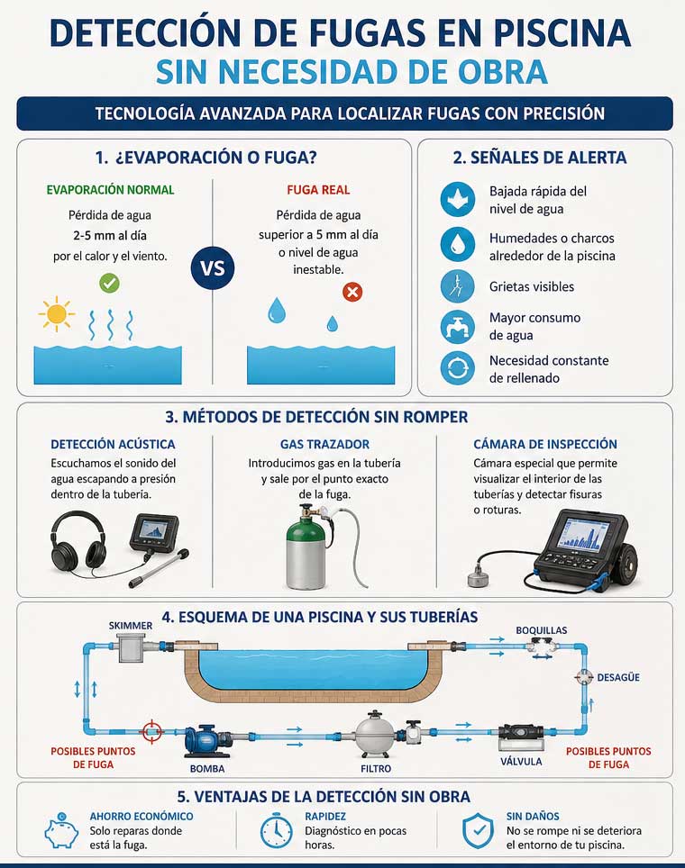 Localización de fuga de agua en tuberías de piscina sin necesidad de obra 2 Localizar fuga en piscina sin obra2