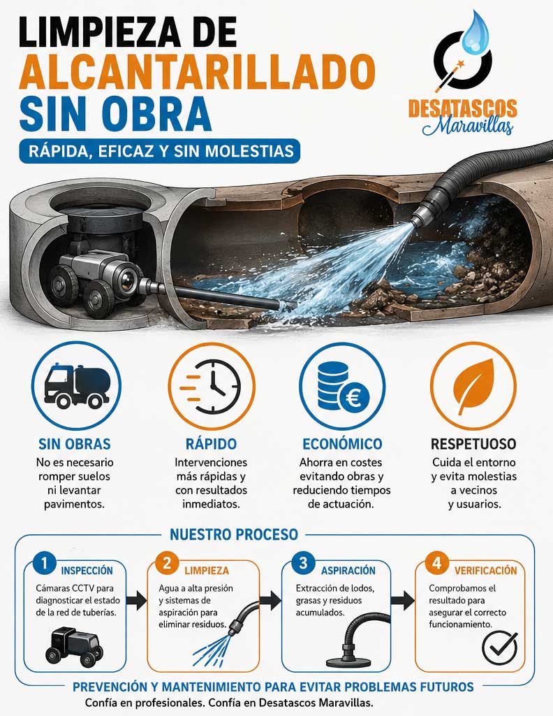 Limpieza de alcantarillado sin obra: una solución eficaz para mantener la red de saneamiento 2 limpieza de alcantarillado sin obra